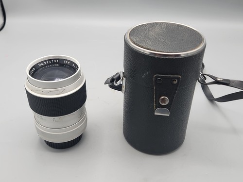 Alpex Auto Telephoto 1:28 F 135mm Camera Lens N Leather Case  - Picture 1 of 14