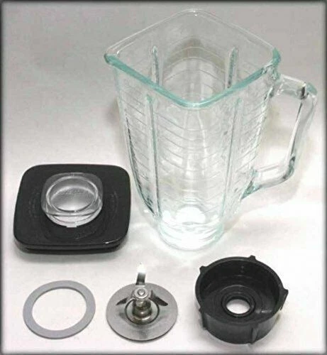 Brentwood P-OST722 6 Piece Replacement Glass Jar Set Compatible W/Oster NEW - Image 4 of 4
