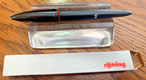 Rotring RIVETTE fountain pen NEW OLD STOCK "M" black - Picture 2 of 9
