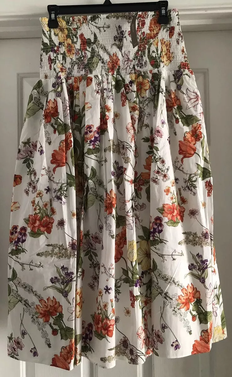 Floral skirt top j crew