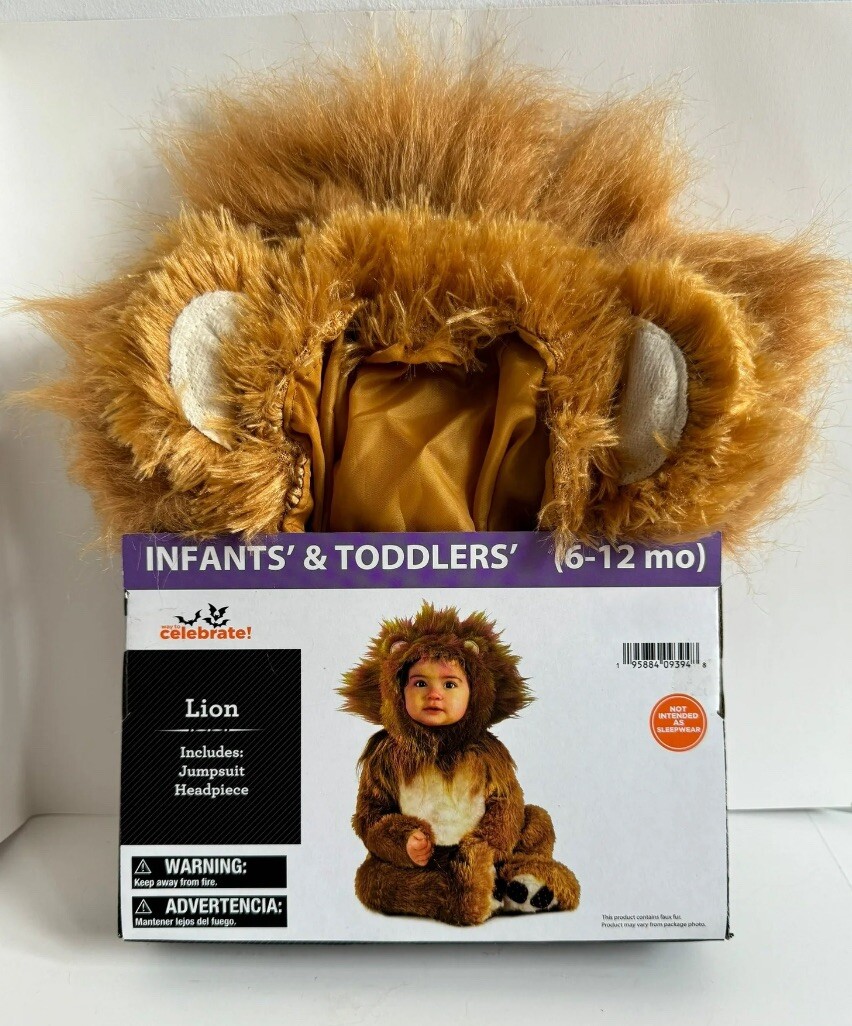 BABY LION Infant Toddlers Size 6-12M Costume Jumpsuit