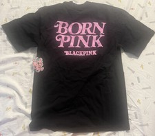 NEW BlackPink X Verdy Born Pink T-Shirt Size Medium Pop-Up Girls Don't Cry Black