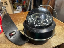 Vintage Airguide  1960's / 1970's Auto Marine Compass USA metal Parts
