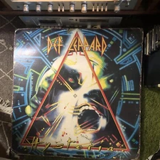 Vintage DEF LEPPARD HYSTERIA Album Record Store display 80s Music