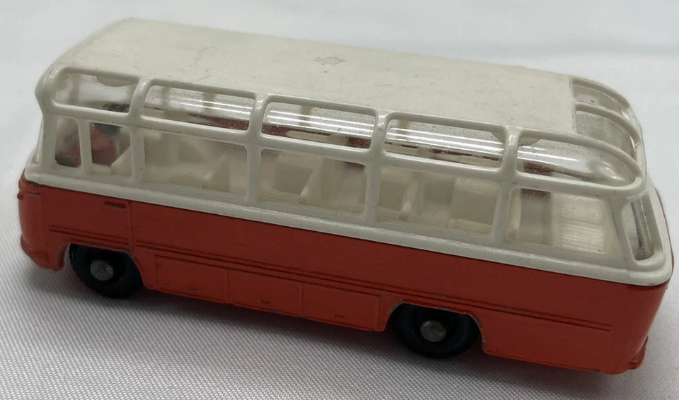 Caja Matchbox Lesney 68-B Mercedes Coach naranja y blanco BPW tipo E (ver fotos) Foto 4 de 4