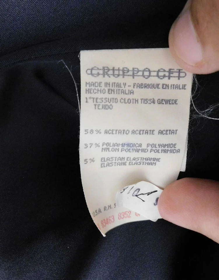 Armani Collezioni Italy Black Tessuto Stretch Sleeveless Dress sz 10 - Image 4 of 4