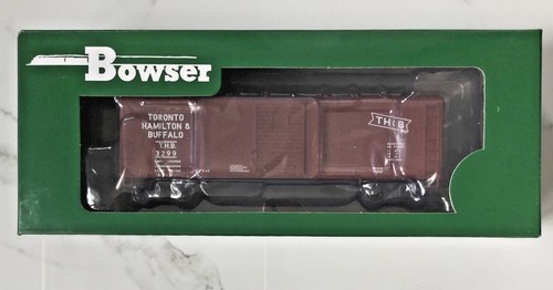 BOWSER 1/87 HO TH&B TORONTO HAMILTON & BUFFALO 40' 2 DR BOXCAR 3299 NIB # 2-5942 | Zustand: New