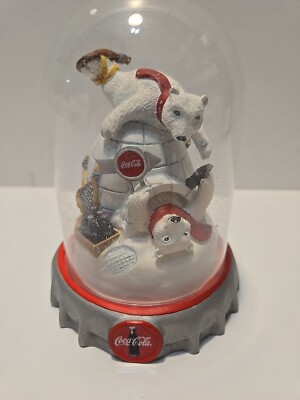 1995 Coca Cola Polar Bears  Ice Cold Fun  Limited Edition Figure