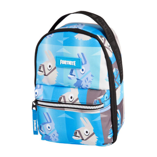 llama backpack and lunchbox