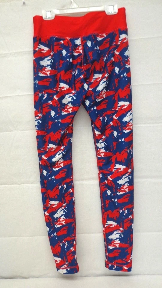 Leggings para mujer Chicago Cubs pequeños rojos/azul marino con estampado de repetición Foto 2 de 2