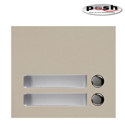 NEW - Aiphone GF-2P - 2-Call Button Panel for the GF-SW