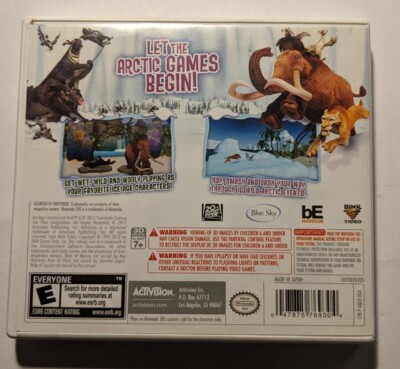 Ice Age: Continental Drift - Arctic Games [Nintendo DS - NTR-AQLE