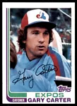 1982 Topps Baseball Gary Carter (F) Montreal Expos #730