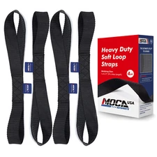 Heavy Duty Tie Down Kit - 10643 Lbs Breaking Strength Tie Down Straps 1.6" x 17'
