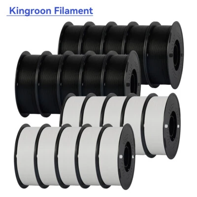 Kingroon 10KG PLA PETG Estera Alta Velocidad 1,75 mm Impresora 3D Filamento UE