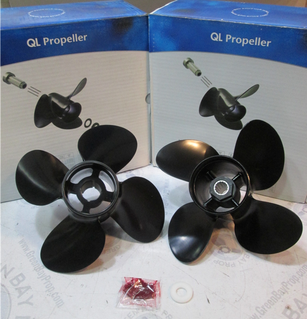 2 PROPS 1 Hub Kit 12.5 x 19 Pitch 4 Blade for Yamaha 60130 HP