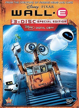 Wall-E (DVD, 2008, juego de 3 discos, edición especial) TOTALMENTE NUEVO - Imagen 1 de 1