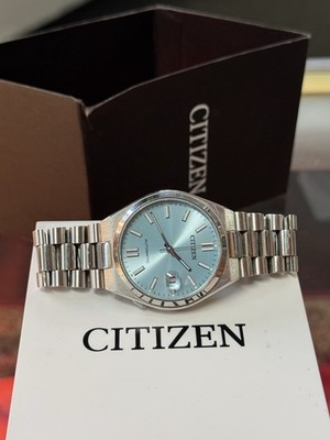 CITIZEN 8210-S126967 TSUYOSA TEAL BLUE AUTOMATIC WATCH | eBay