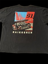 2023 Rare Kimi Räikkönen 91 Track house Racing NASCAR Black Shirt XXL