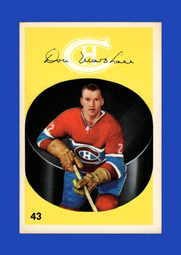 1962-63 Parkhurst Set-Break # 43 Don Marshall NR-MINT *GMCARDS*