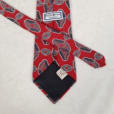 Yves Saint Lauren Tie YSL 100% Silk Made In USA L56 3/4 W3 3/4 Read Description