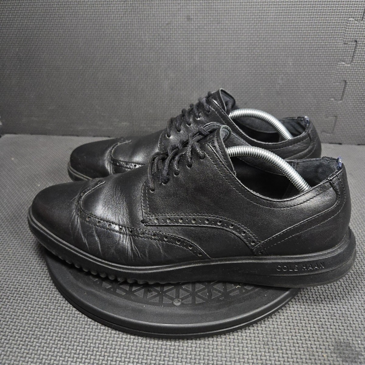 Cole Haan Shoes Mens Size 9.5 M Black Wingtip Brogue Oxford Dress C12209 Amazon.com | Cole Haan Men main image 2