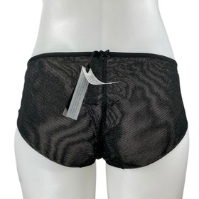 NEW Aubade Women's Black Sheer Mesh See Through Panty Undies Lingerie Size S