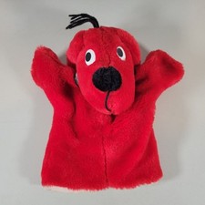 Clifford Hand Puppet Plush 9" Merry Makers 1995 Big Red Dog Vintage