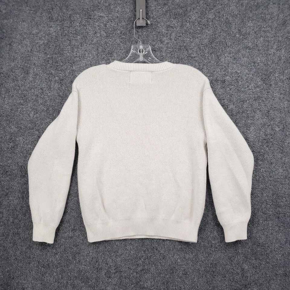 Suéter Disney Barefoot Dreams Para Mujer 8 10 Blanco Minnie Mouse Cuello Redondo Pullover Foto 2 de 4