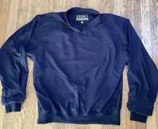 Zero Restriction USA Navy Blue GOLF Long Sleeves Jacket Men  s Large Wind Rain