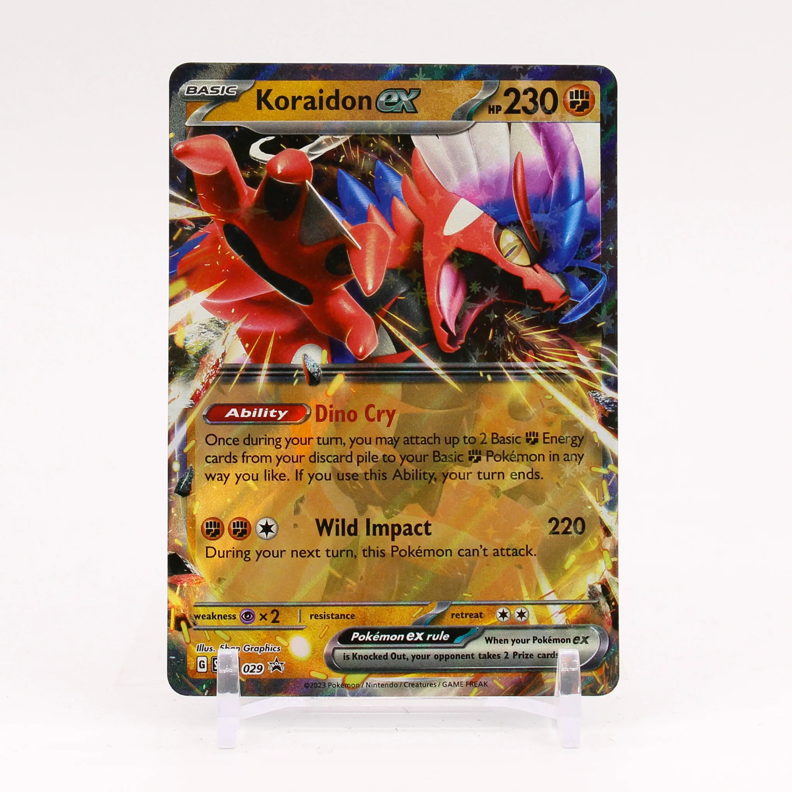 Koraidon ex - SVP 029 Black Star Promo Pokemon - NM/MINT