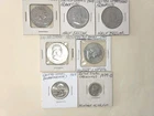 Lot of 5 Franklin Half Dollar + 1 Washington Quarter + 1 Mercury Dime