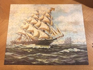 Vintage Perfect Picture Puzzle-1 Piece Name ( Clipper James Barnes )