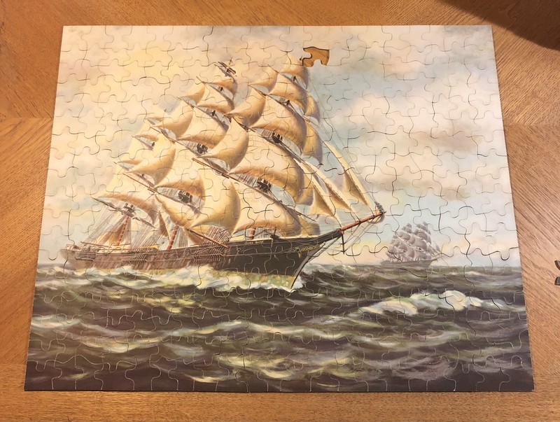 Vintage Perfect Picture Puzzle-1 Piece Name ( Clipper James Barnes )