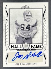 2021 Leaf Hall of Fame Signatures - Joe Delamielleure #HOF-JDL (AU)
