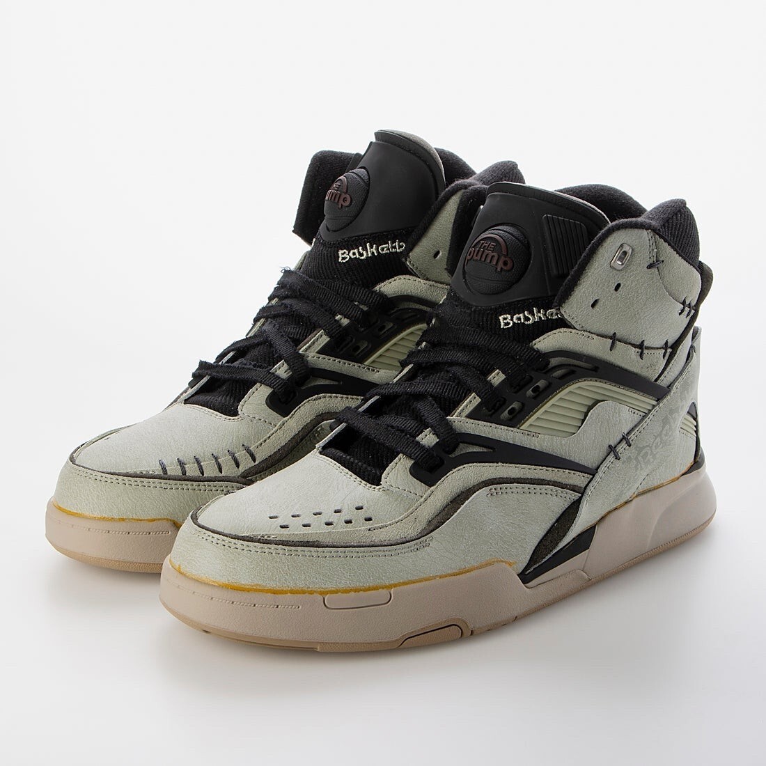 Reebok Pump TZ Universal Monsters Frankenstein Mens Sneakers Tan