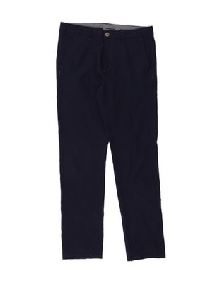 BONOBOS Herren Golf Slim Chino Hose W32 L32 Navy Blau Polyester DG01