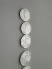 5 Silver Rounds Walking Liberty 1/10oz Silver Fractional Bullion Pieces .999 UC