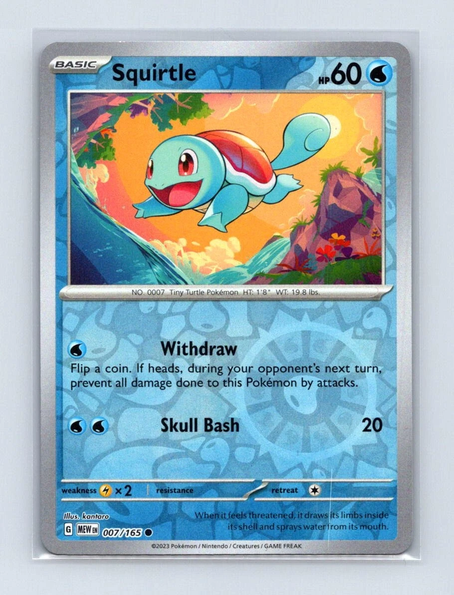 Squirtle 007/165 Sv: Scarlet & Violet 151 for sale | eBay