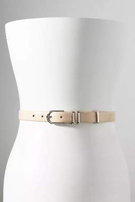 Anthropologie BASIC MULTI Keeper STRUCTURE BELT SILVER HARDWARE