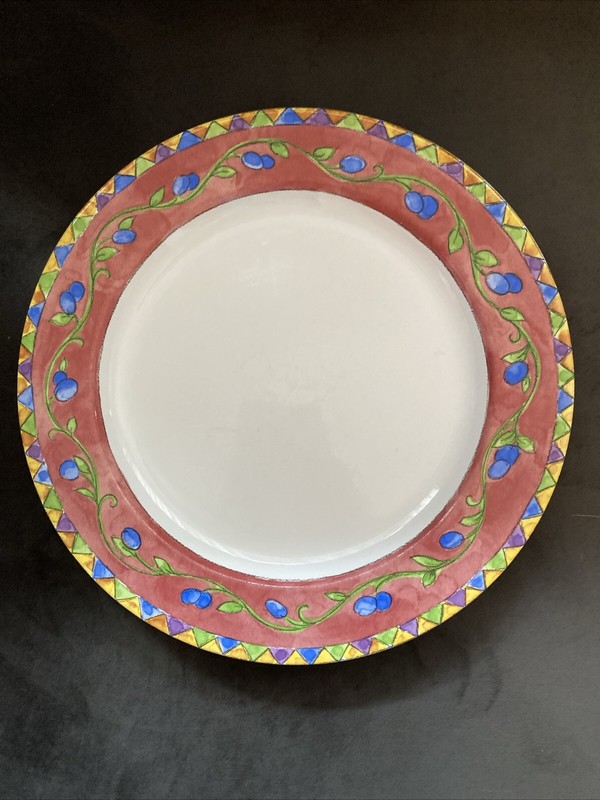 Sango Sangria 11” Dinner Plate #3075 by Sue Zipkin - Plums