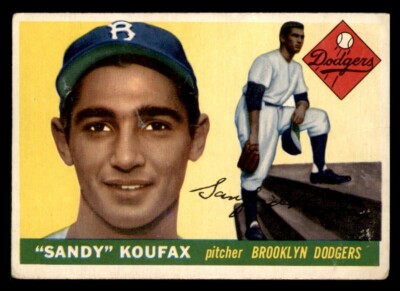 1955 Topps Baseball #123 Sandy Koufax GD-VG *e2 (creased)