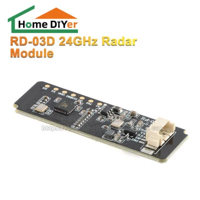 HOME DIYER 1x RD-03D 24GHz Radar Module - Multi-Target Tracking, Onboard PCB Antenna