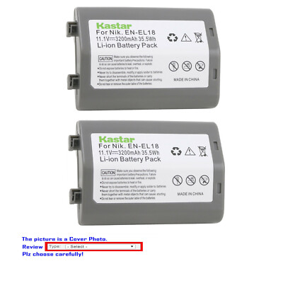 Kastar Replacement Battery for Nikon EN-EL18d Nikon Z 9 Z9 Mirrorless Camera