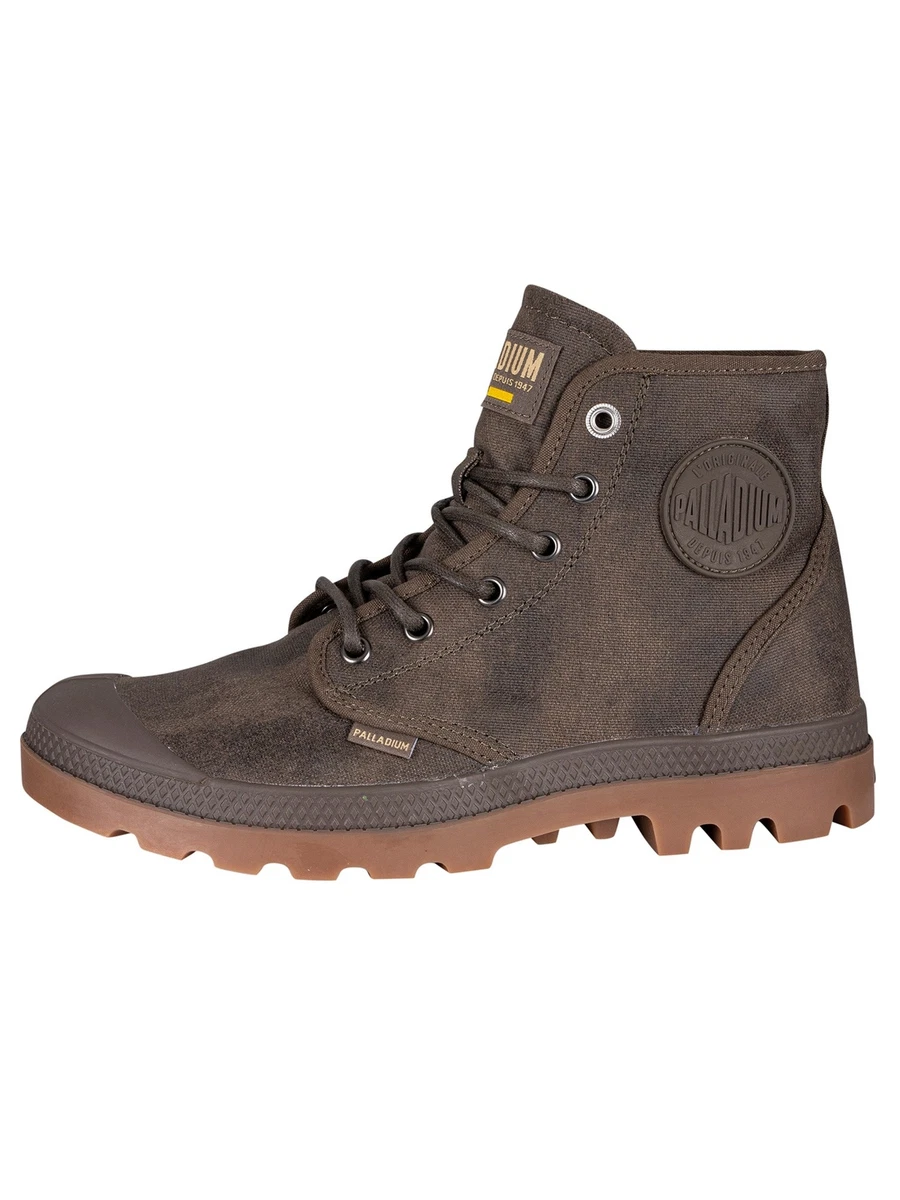 Palladium Uomo Stivali Pampa Hi Wax Marrone eBay