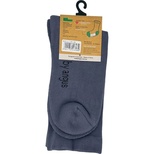 Bamboo Cushion Foot Crew Loose Top Socks | SEAMLESS | SOX BY ANGUS brand - Picture 7 of 31
