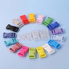 Plastic Delrin Side Release Buckles For Webbing Bags Straps Clips 10/15/20-38mm