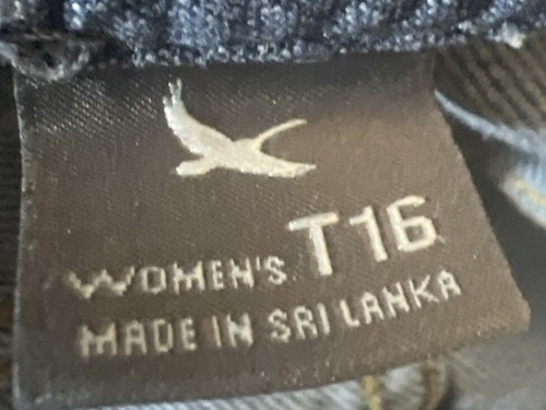 Eddie Bauer Blue Jean Skirt 16 T - Picture 10 of 13