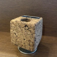 Vintage Park Sherman Mid Century Modern Cork Desk Organizer Pen/Pencil Holder