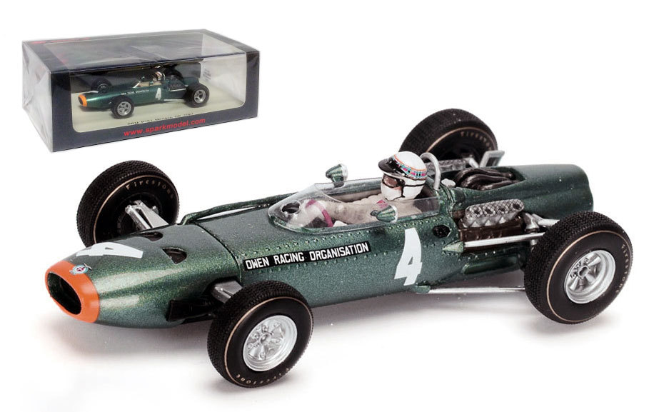 Spark S4248 BRM P261 #4 Monaco GP 1967 - Jackie Stewart 1/43 Scale